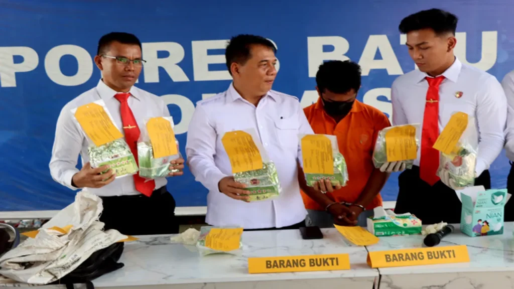 Polres Batubara Berhasil Gagalkan Peredaran Sabu Seberat 10 Kilogram